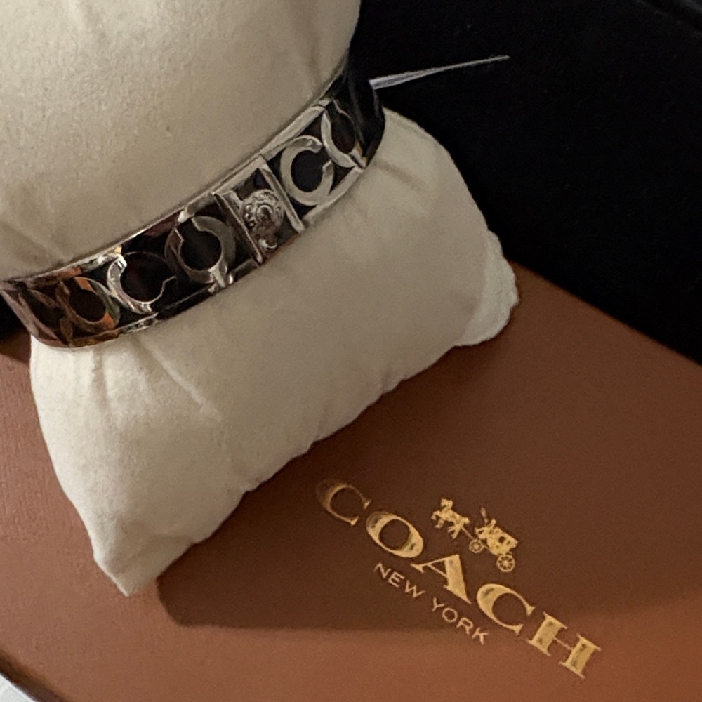 Coach signature logo bangle Bracelet - New
